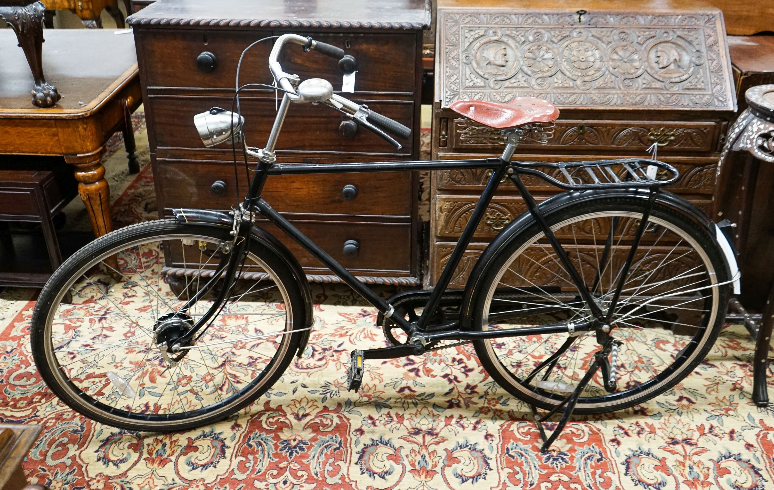 A gentleman's vintage bicycle